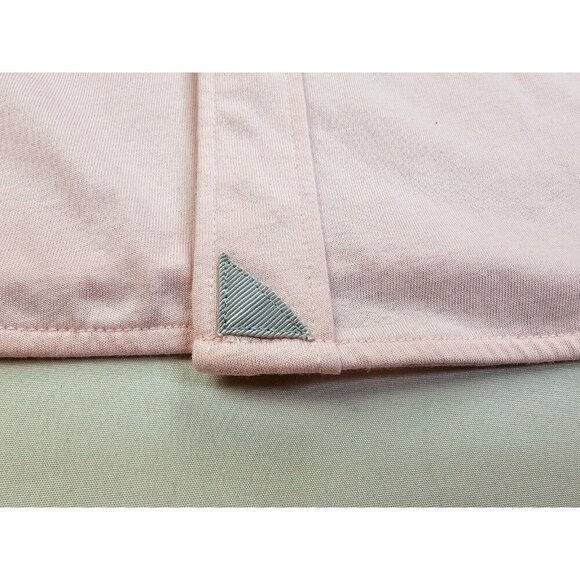 Untuckit Slim Fit Size Large Mens Pink Long Sleeve Logo Tag Cotton Huber Shirt - Picture 6 of 10